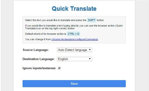 谷歌版 Quick Translate（翻译插件） V2.5